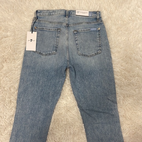 7 For All Mankind high waist skinny jeans NWT - Picture 8 of 8